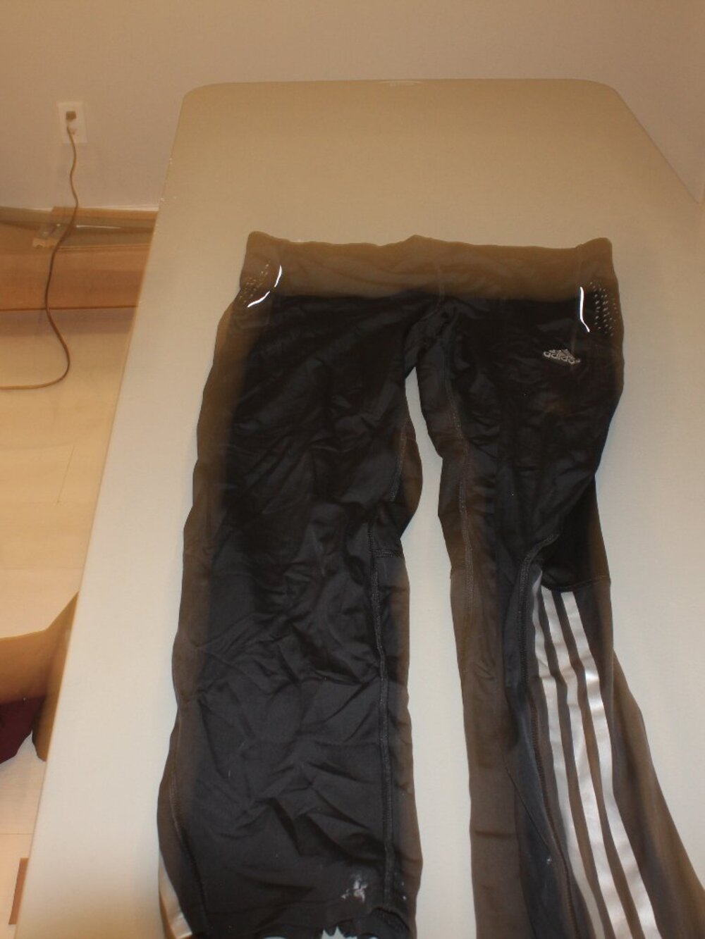 Black Adidas Athletic Pants Size Medium